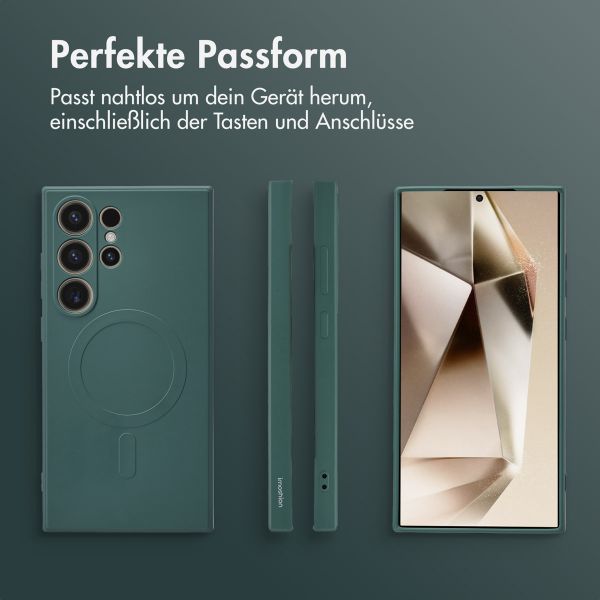imoshion Color Back Cover mit MagSafe Samsung Galaxy S24 Ultra - Dunkelgrün