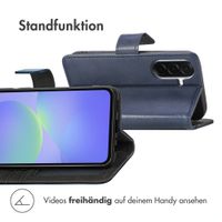 imoshion Luxuriöse Klapphülle Samsung Galaxy A57 (5G) - Dunkelblau