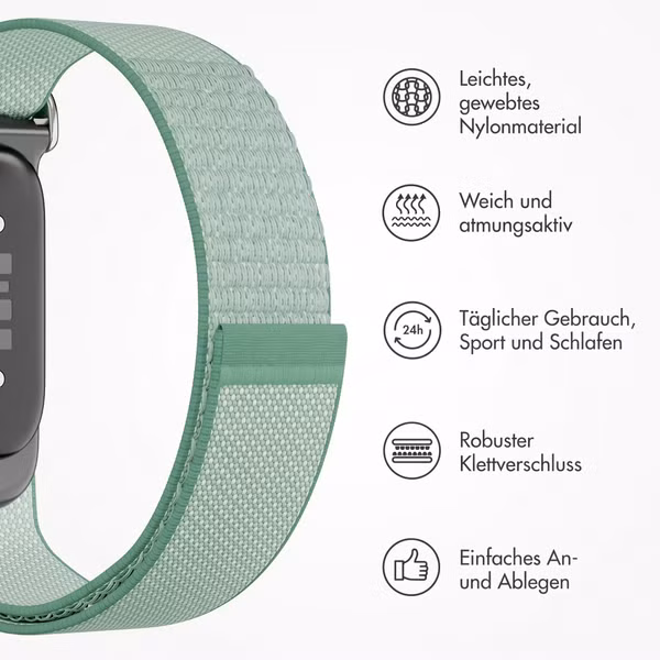 imoshion Nylonarmband für Fitbit Air - Mint Green
