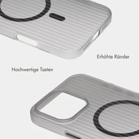 Accezz Lite Backcover mit MagSafe | Fluted | Apple iPhone 16 Pro Max - Grau