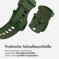 imoshion Silikonband für das  Huawei Watch Fit 4 / 4 Pro - Military Green