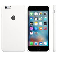 Apple Silikon-Case für das iPhone 6(s) Plus - White