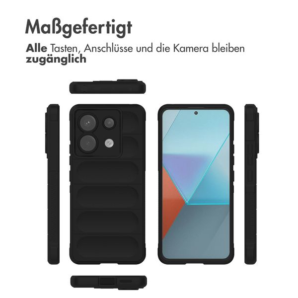 imoshion EasyGrip Back Cover für das Xiaomi Poco X6 Pro - Schwarz