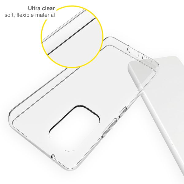 Accezz TPU Clear Cover für das Samsung Galaxy A53 - Transparent