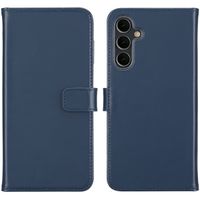 Selencia Echtleder Klapphülle Samsung Galaxy A16 - Blau