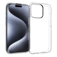 Accezz TPU Clear Cover für das iPhone 16 Pro - Transparent