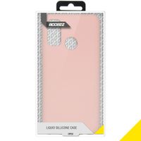 Accezz Liquid Silikoncase für das Huawei P Smart (2020) - Rosa