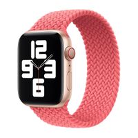 Apple Geflochtenes Solo Loop für das  Apple Watch | 38/40/41/42 mm - Größe 3 - Pink Punch