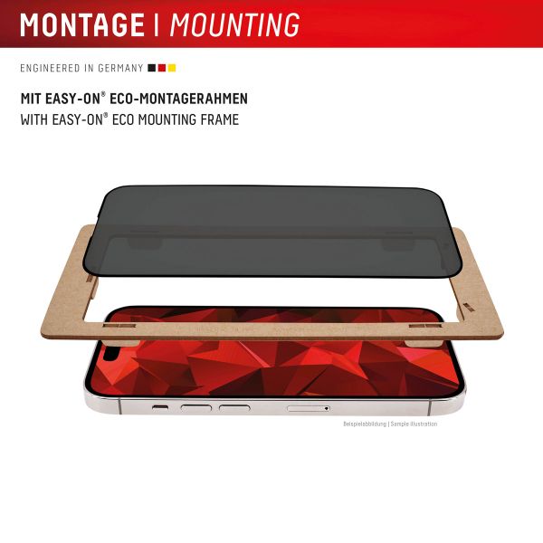 Displex Displayschutz aus gehärtetem Glas Privacy Samsung Galaxy S25 Edge