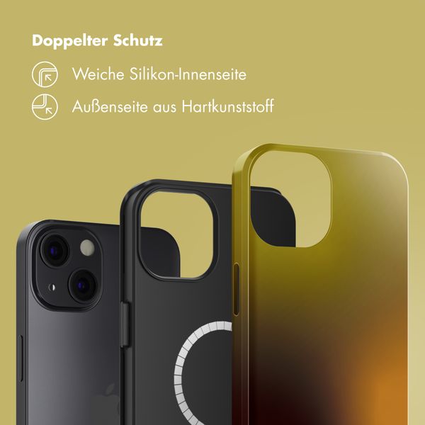 Selencia Vivid Rückabdeckung mit MagSafe Apple iPhone 13 - Gradient Olive Dust