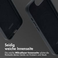 Accezz MagSafe Leather Backcover Apple iPhone 16e - Onyx Black