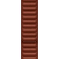 Apple Leather Link Armband für das  Apple Watch Series 1 t/m 9 / SE (38/40/41 mm) | Series 10 / 11 (42 mm) - Größe M/L - Umber