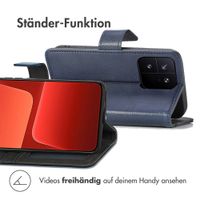 imoshion Luxuriöse Klapphülle Xiaomi 13 - Dunkelblau