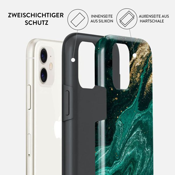 Burga Tough Back Cover für das iPhone 11 - Emerald Pool