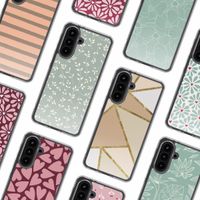 imoshion Design Hülle Samsung Galaxy A36 - Smoke Green Flowers