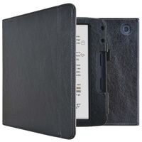 imoshion Vegan Leather Klapphülle für das Kobo Libra Colour / Tolino Vision Color - Schwarz