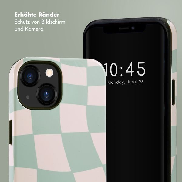 Selencia Vivid Back Cover Apple iPhone 13 - Groovy Sage Green