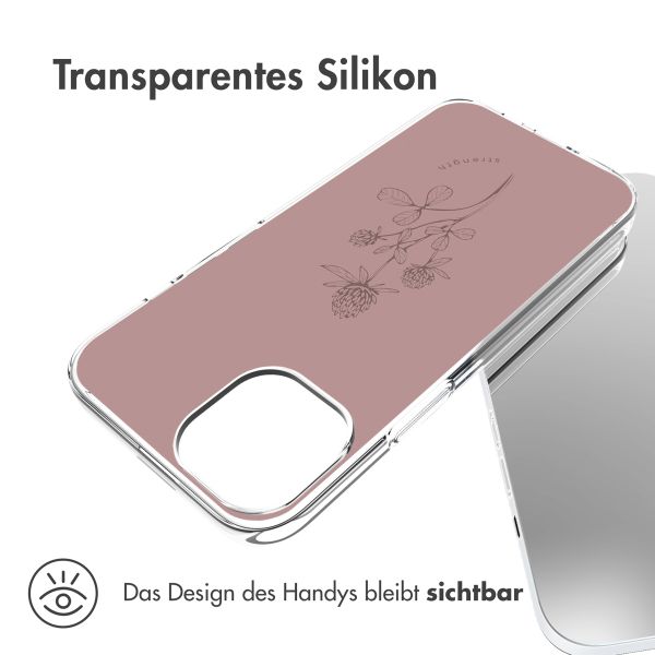 imoshion Design Hülle für das iPhone 14 - Floral Pink