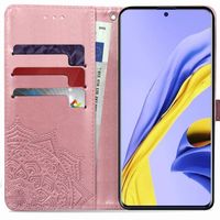 Mandala Klapphülle Rosa für das Samsung Galaxy A51