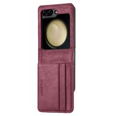 imoshion Luxuriöse Klapphülle Samsung Galaxy Z Flip 6 - Bordeaux