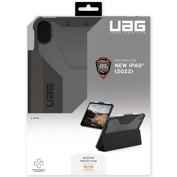 UAG Plyo Hard Case für das iPad 10 (2022) 10.9 Zoll - Schwarz / Ice