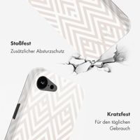 Selencia Vivid Rückabdeckung mit MagSafe Apple iPhone 16e - Beige Zigzag