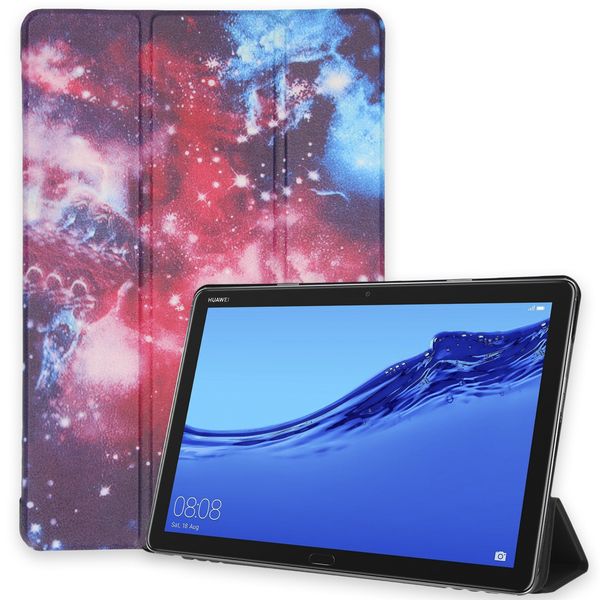 imoshion Design Trifold Klapphülle Huawei MediaPad M5 Lite 10.1 Zoll