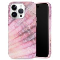 Selencia Aurora Fashion Back Case für das iPhone 14 Pro - ﻿Strapazierfähige Hülle - 100 % recycelt - Ocean Shell Purple