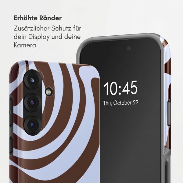 Selencia Vivid Back Cover Samsung Galaxy S25 FE - Dream Swirl Chocolate