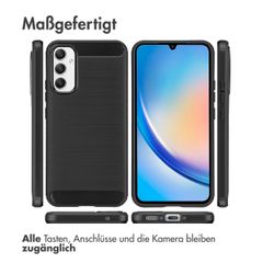 imoshion Brushed Back Cover Samsung Galaxy A34 (5G) - Schwarz
