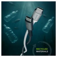 dbramante1928 Re-charge USB-C-zu-USB-C-Ladekabel 100 W - 3 Meter - Schwarz