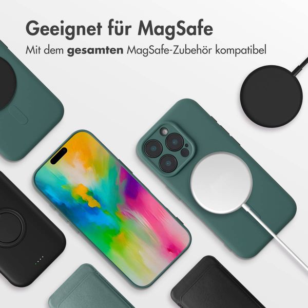 imoshion Color Back Cover mit MagSafe für das iPhone 16 Pro - Dunkelgrün