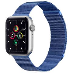 imoshion Magnetisches Milanaise Armband für das  Apple Watch Series 1 - 11 / SE / Ultra (44/45/46/49 mm) - Größe M - Blau