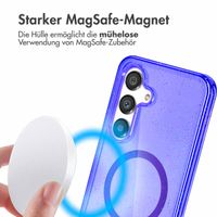 imoshion Sparkle Back Cover mit MagSafe Samsung Galaxy S25 Plus - Violett