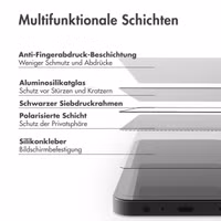 Accezz Privacy Displayschutz aus gehärtetem Glas für das Samsung Galaxy S25 Plus