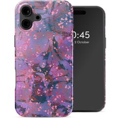 Selencia Vivid Rückabdeckung mit MagSafe Apple iPhone 16 - Fresh Paint Flower Orange