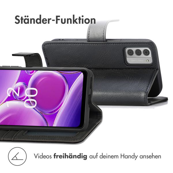 imoshion Luxuriöse Klapphülle Nokia G42 - Schwarz