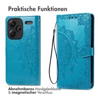 imoshion Mandala Klapphülle Xiaomi Redmi Note 13 Pro Plus (5G) - Türkis