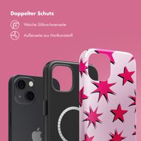 Selencia Vivid Rückabdeckung mit MagSafe Apple iPhone 13 - Stars Rubine Red Light Pink