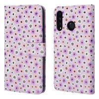 imoshion ﻿Design Klapphülle für das Huawei P30 Lite - Purple Flowers