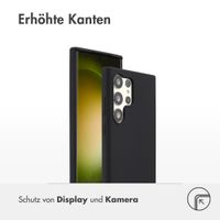 Accezz Liquid Silikoncase Samsung Galaxy S23 Ultra - Schwarz