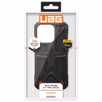 UAG Monarch Backcover für das Apple iPhone 15 Pro - Kevlar Black