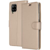 Accezz Wallet TPU Klapphülle Samsung Galaxy A42 - Gold