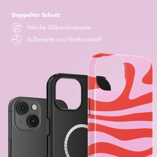 Selencia Vivid Rückabdeckung mit MagSafe Apple iPhone 14 - Dream Swirl Pink