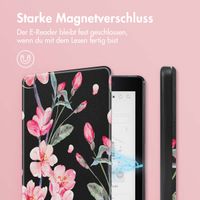 imoshion Design Slim Hard Case Klapphülle Kobo Aura One - Blossom