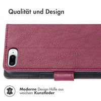 imoshion Luxuriöse Klapphülle Apple iPhone 8 Plus / 7 Plus - Bordeaux