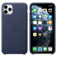 Apple Leder-Case Midnight Blue für das Apple iPhone 11 Pro Max