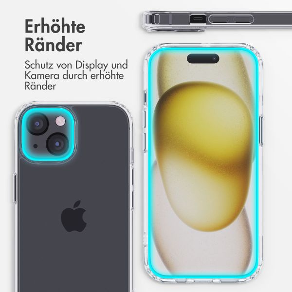 imoshion Back Cover mit Ständer Apple iPhone 15 - Transparent