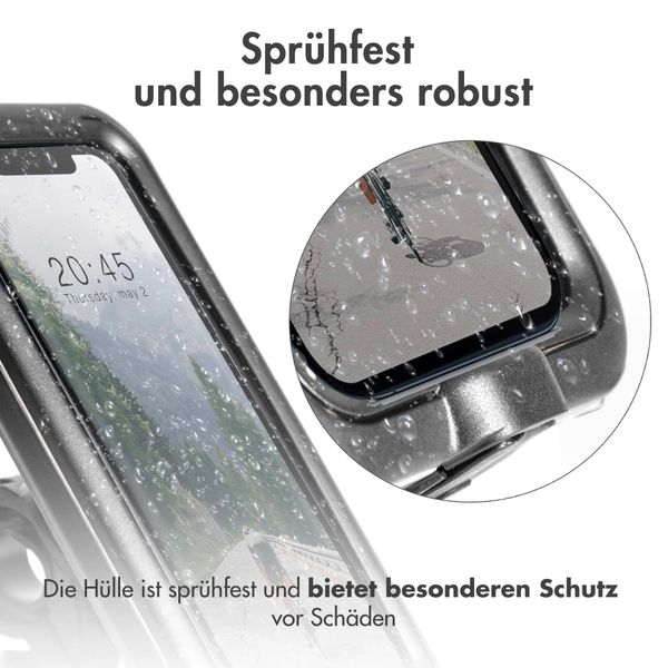 Accezz Handyhalterung Pro für das Fahrrad für das Samsung Galaxy S22 - Universell - mit gehäuse - Schwarz