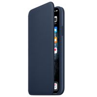 Apple Leather Folio Klapphülle Apple iPhone 11 Pro Max - Deep Sea Blue